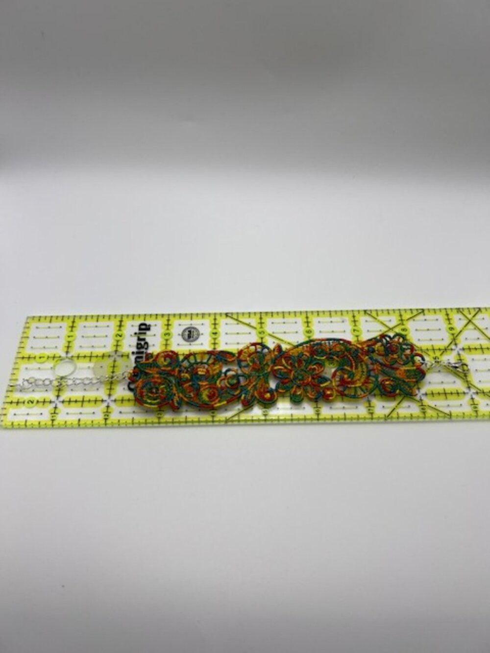 Homemade Multicolored Lace Bracelet - Picture 5 of 5